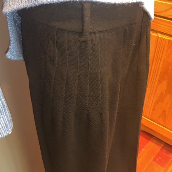 🖤 Akris Black Pleated Wide Leg Pants 🖤 - Picture 4 of 15